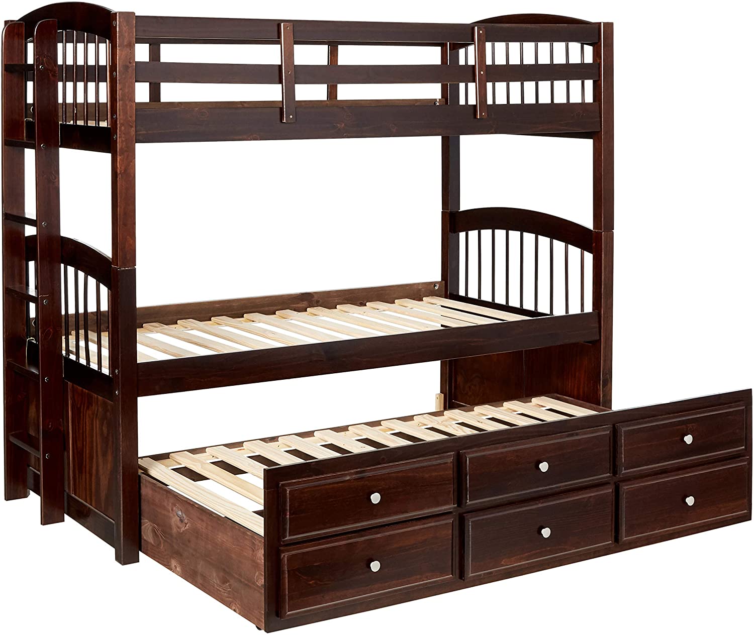 Bellemave® Twin Size Bunk Bed with Trundle Bellemave®