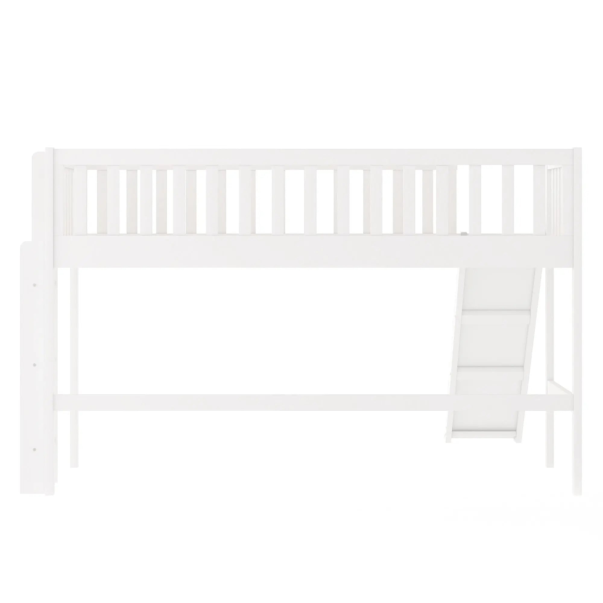 Bellemave® Low Loft Bed with Ladder and Slide Bellemave®