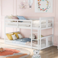 Bellemave® Twin Size Bunk Bed with Ladder Bellemave®