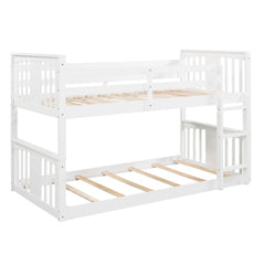 Bellemave® Twin Size Bunk Bed with Ladder Bellemave®