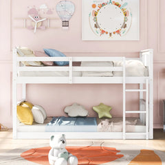 Bellemave® Twin Size Bunk Bed with Ladder Bellemave®