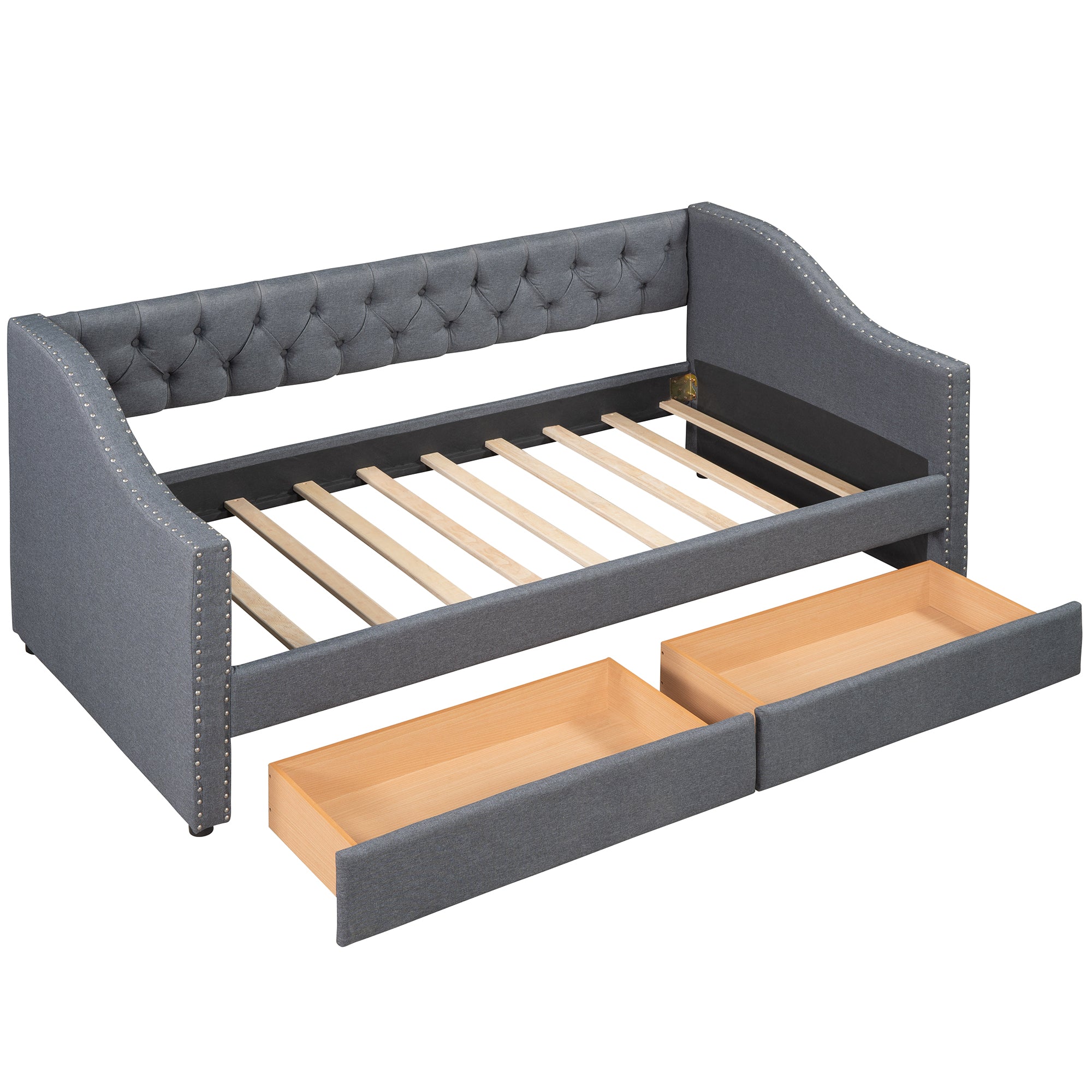 Bellemave Twin Size Daybed with Two Drawers