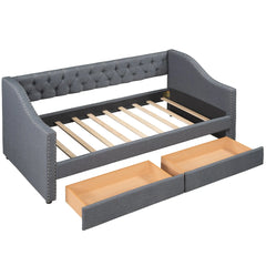 Bellemave Twin Size Daybed with Two Drawers Bellemave