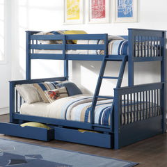 Bellemave® Twin over Full Bunk Bed with Storage Drawer Bellemave®
