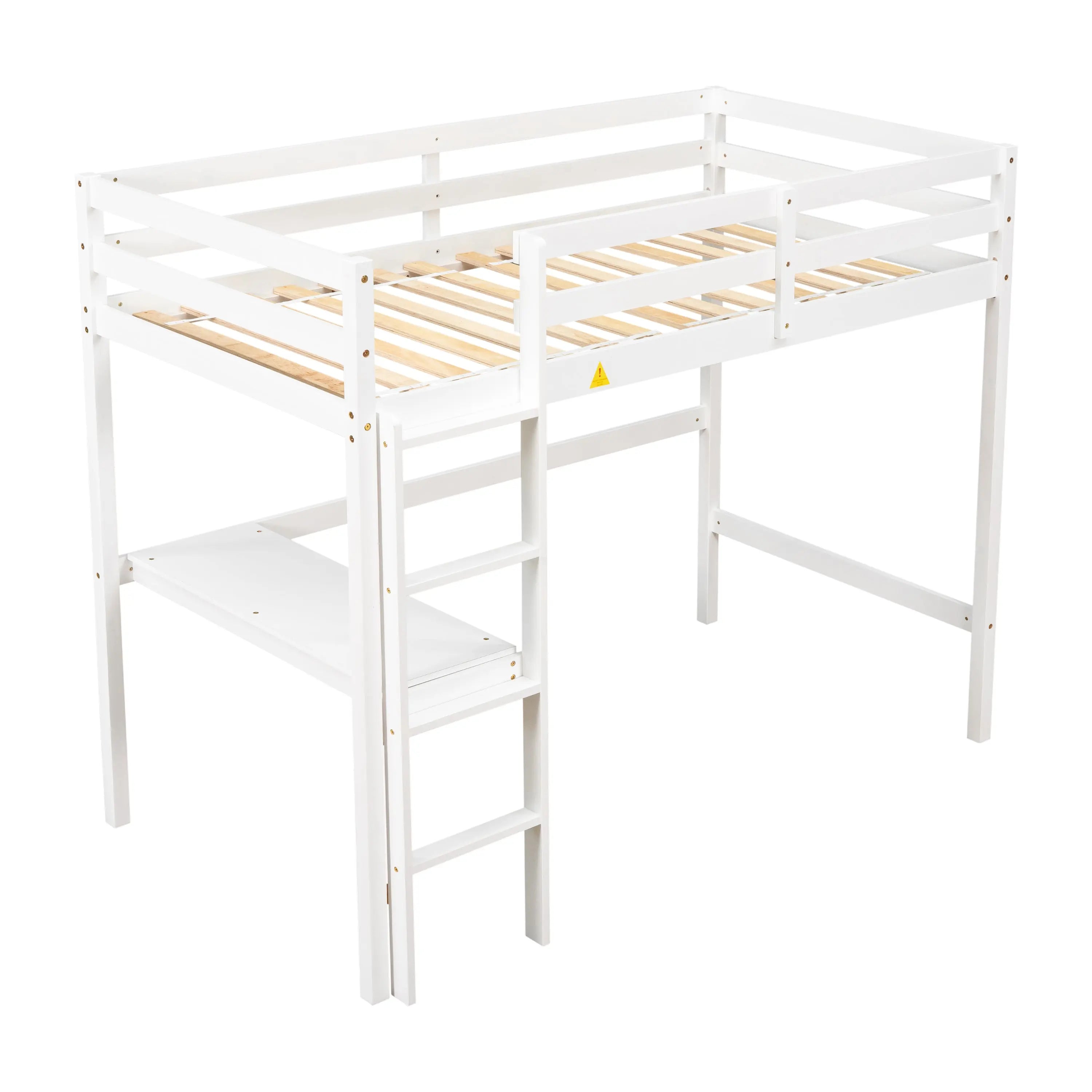 Bellemave® Loft Bed with Built-In Desk Bellemave®