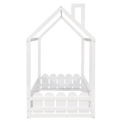 Bellemave® Montessori House Bed with Fence