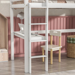 Bellemave® Loft Bed with Built-In Desk Bellemave®