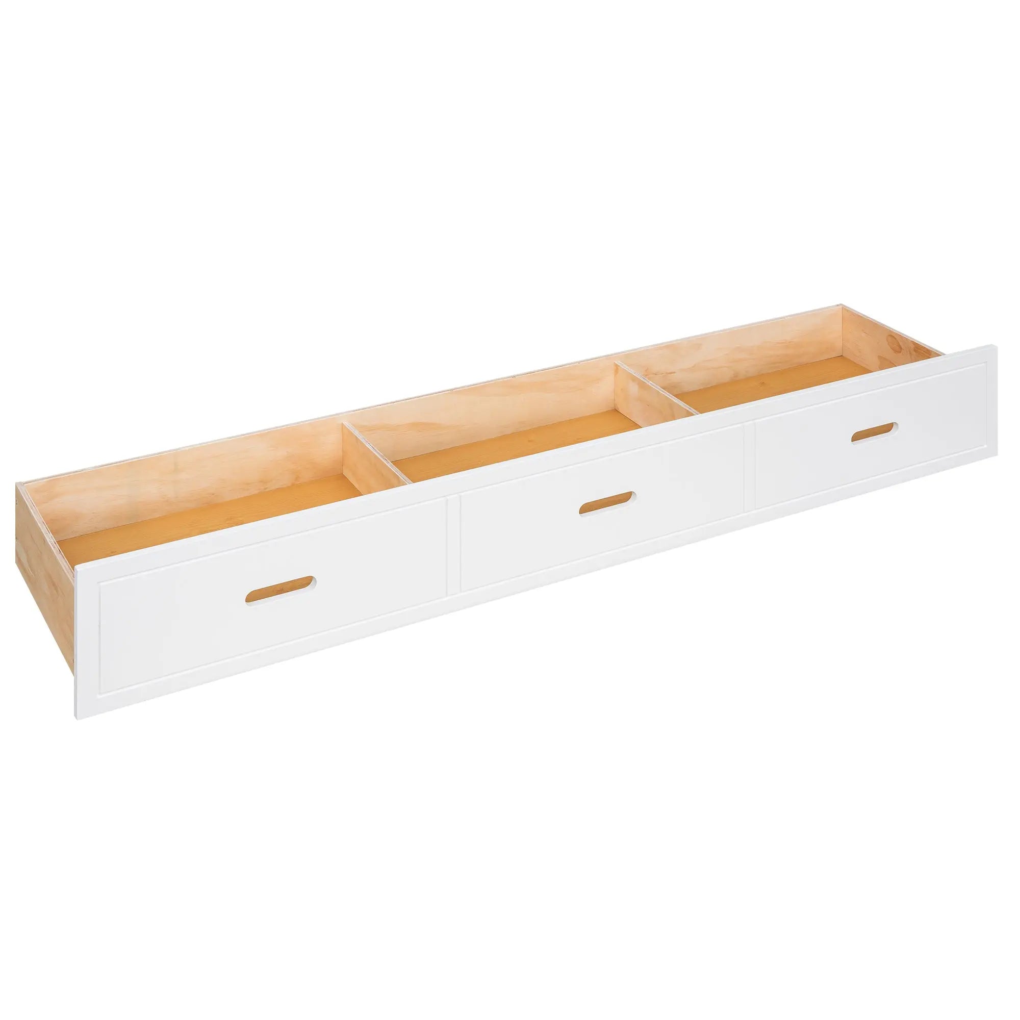 Bellemave® Twin Size Wooden Canopy Daybed with 3 in 1 Storage Drawers
