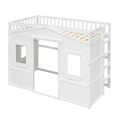 Bellemave® House Loft Bed with Ladder Bellemave®