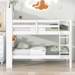 Bellemave® Bunk Bed with Bookcase Headboard