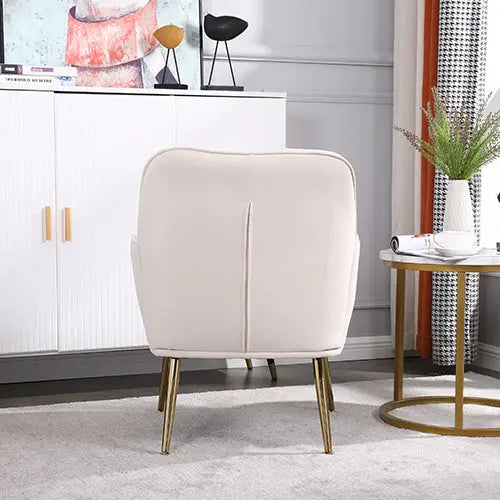 Bellemave® Modern Mid Century Chair Velvet Sherpa Armchair Bellemave®