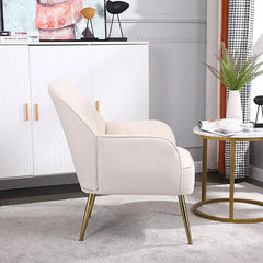 Bellemave® Modern Mid Century Chair Velvet Sherpa Armchair Bellemave®