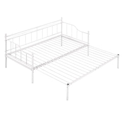 Bellemave® Twin Size Metal Daybed with Trundle