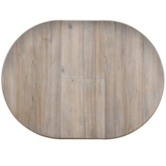 Bellemave 56.6" Wood Round Extendable Dining Table