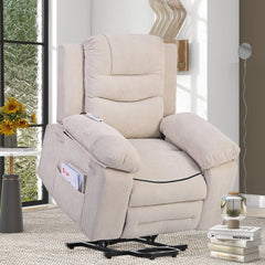 Bellemave® Power Lift Chair with Adjustable Massage and Heating Function,Infinite Position and Side Pocket Bellemave®