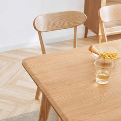 Bellemave 100% Natural Oak Wood Dirt-Free Wood Chair