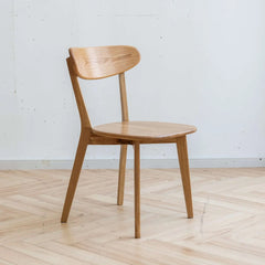 Bellemave 100% Natural Oak Wood Dirt-Free Wood Chair