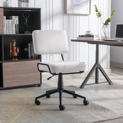 Bellemave® Corduroy Home Office Chair Adjustable Height with Wheels Bellemave®