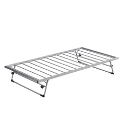 Bellemave® Twin Size Metal Daybed with Adjustable Trundle