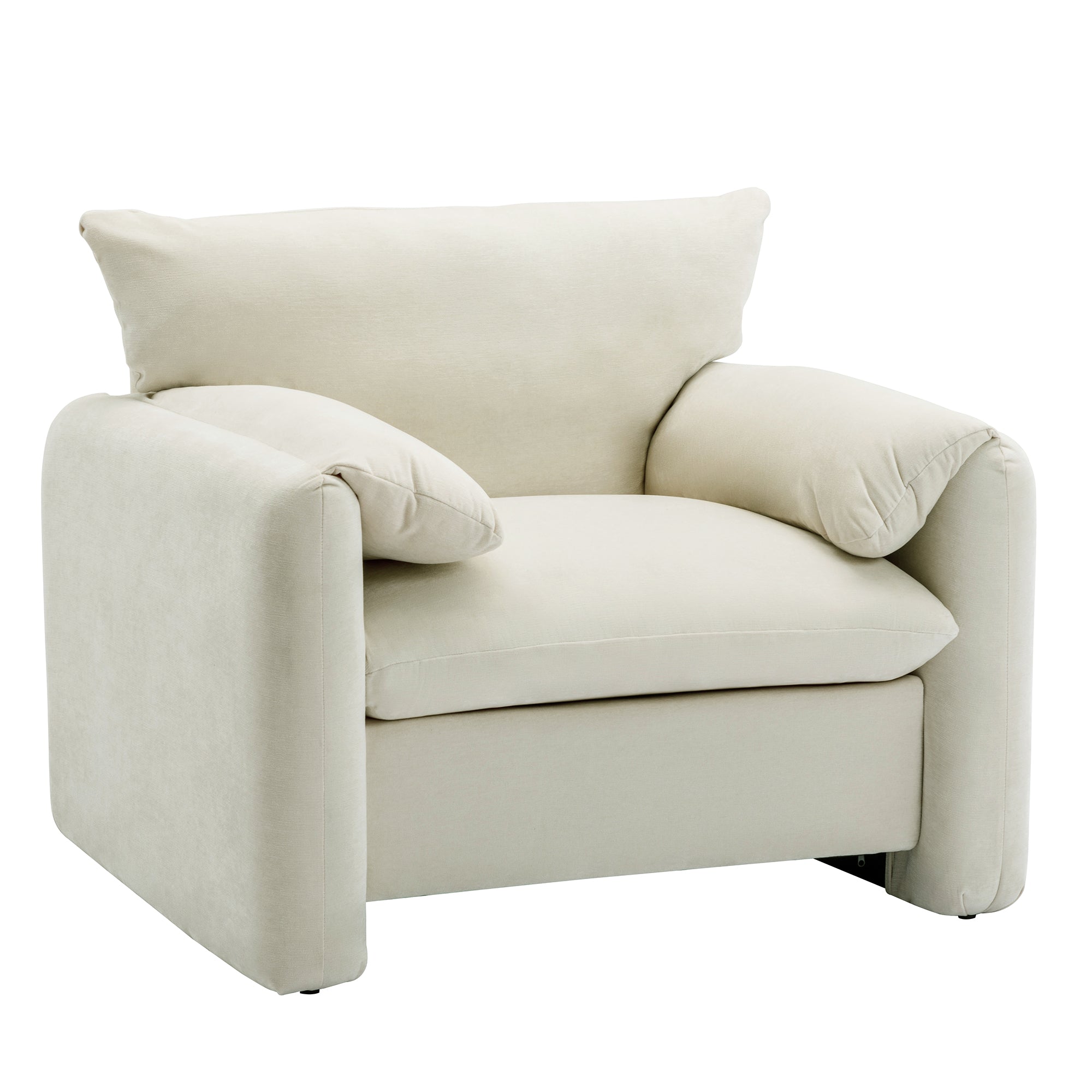 Bellemave Modern Style Chenille Oversized Armchair Accent Chair