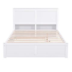 Bellemave® Storage Platform Bed with Pull Out Shelves and Trundle Bellemave®