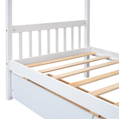 Bellemave® Wooden House Bed with 2 Drawers