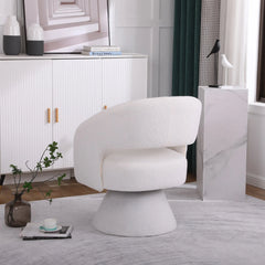 Bellemave® Swivel Round Barrel Chair in Fabric Bellemave®