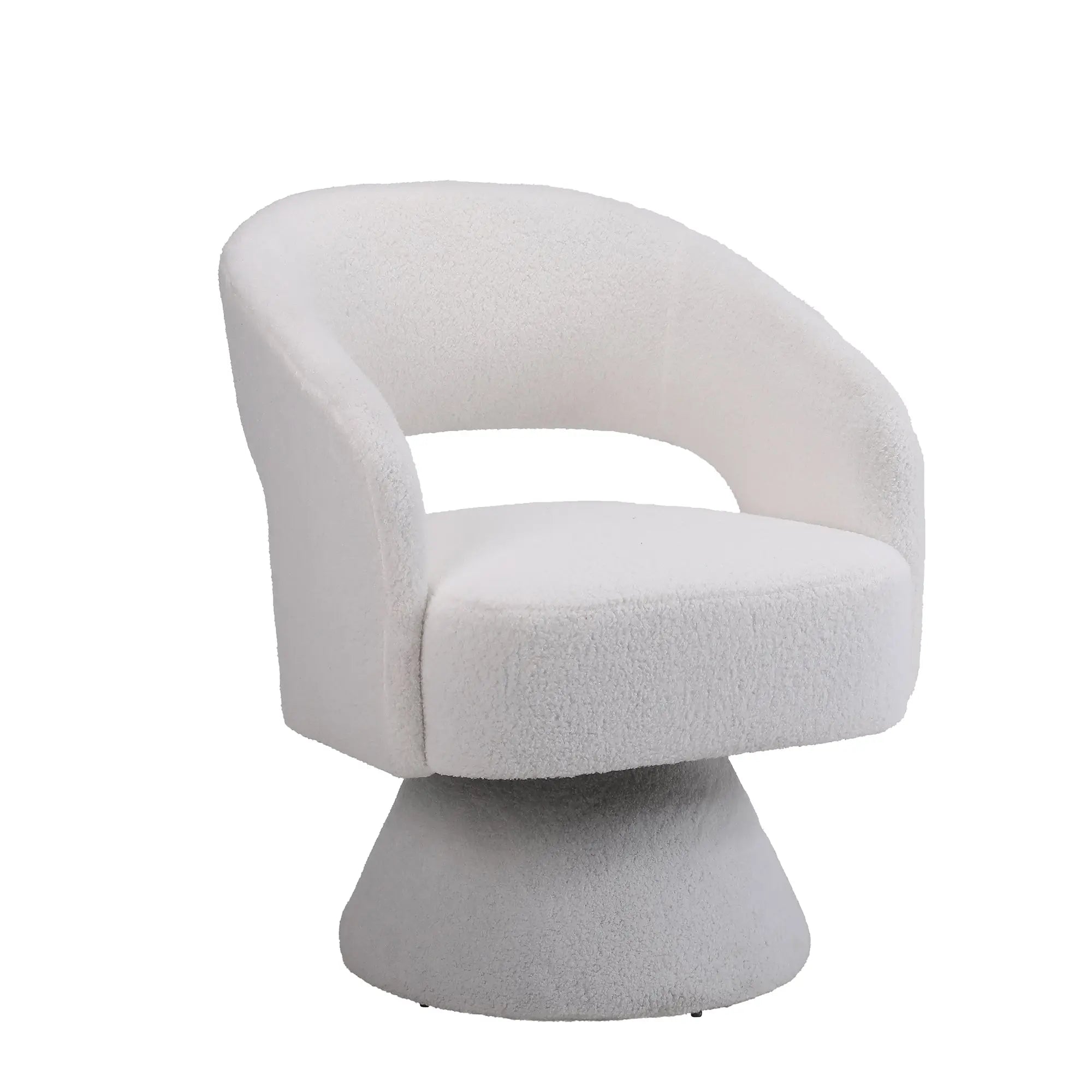 Bellemave® Swivel Round Barrel Chair in Fabric Bellemave®