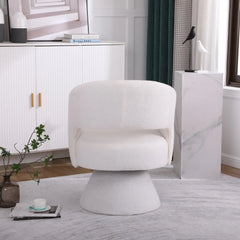 Bellemave® Swivel Round Barrel Chair in Fabric Bellemave®