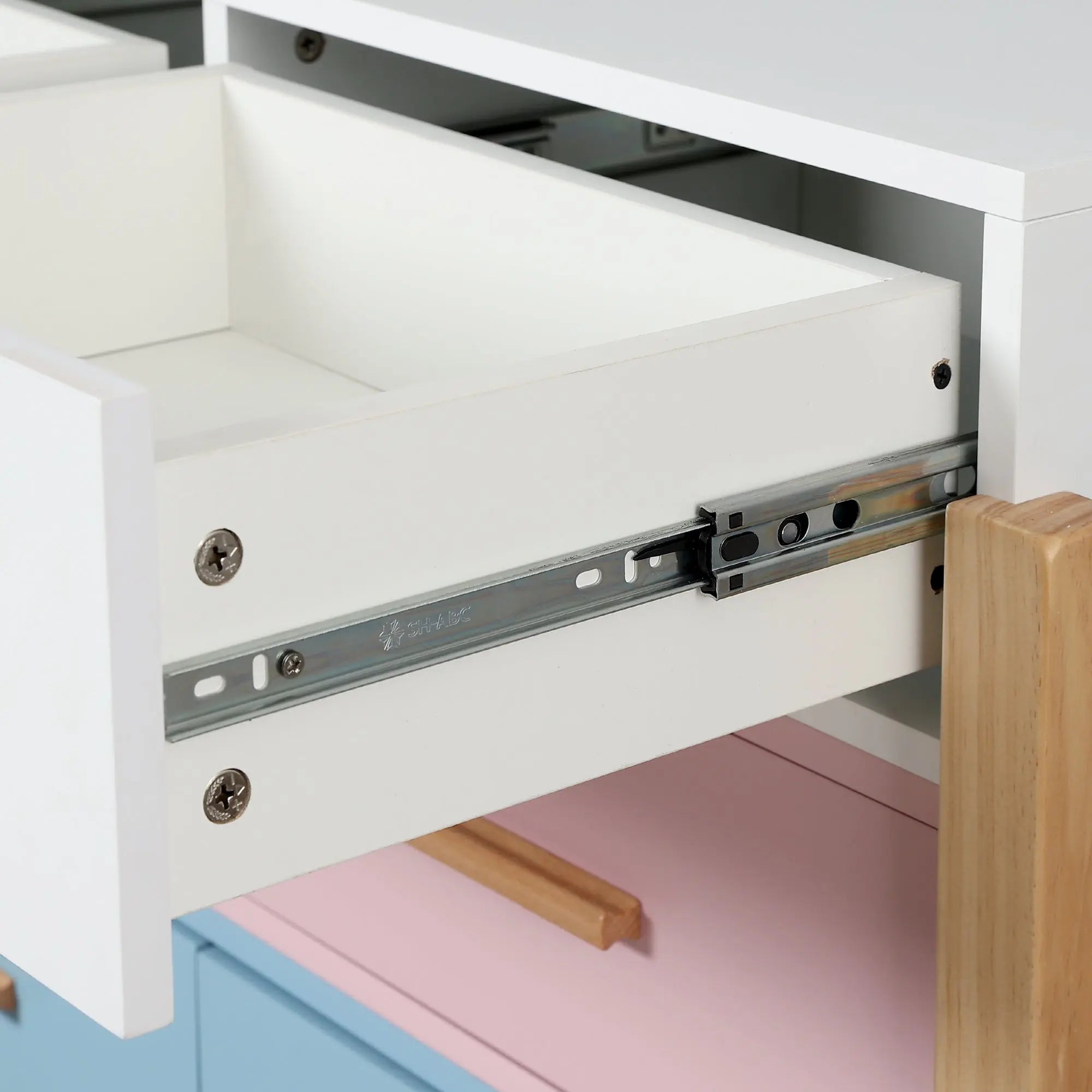 Bellemave® The Colorful Free Combination Cabinet with Storage and Solid Wood Handle Bellemave®