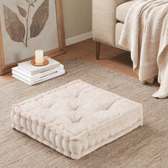 Bellemave Poly Chenille Square Floor Pillow Cushion