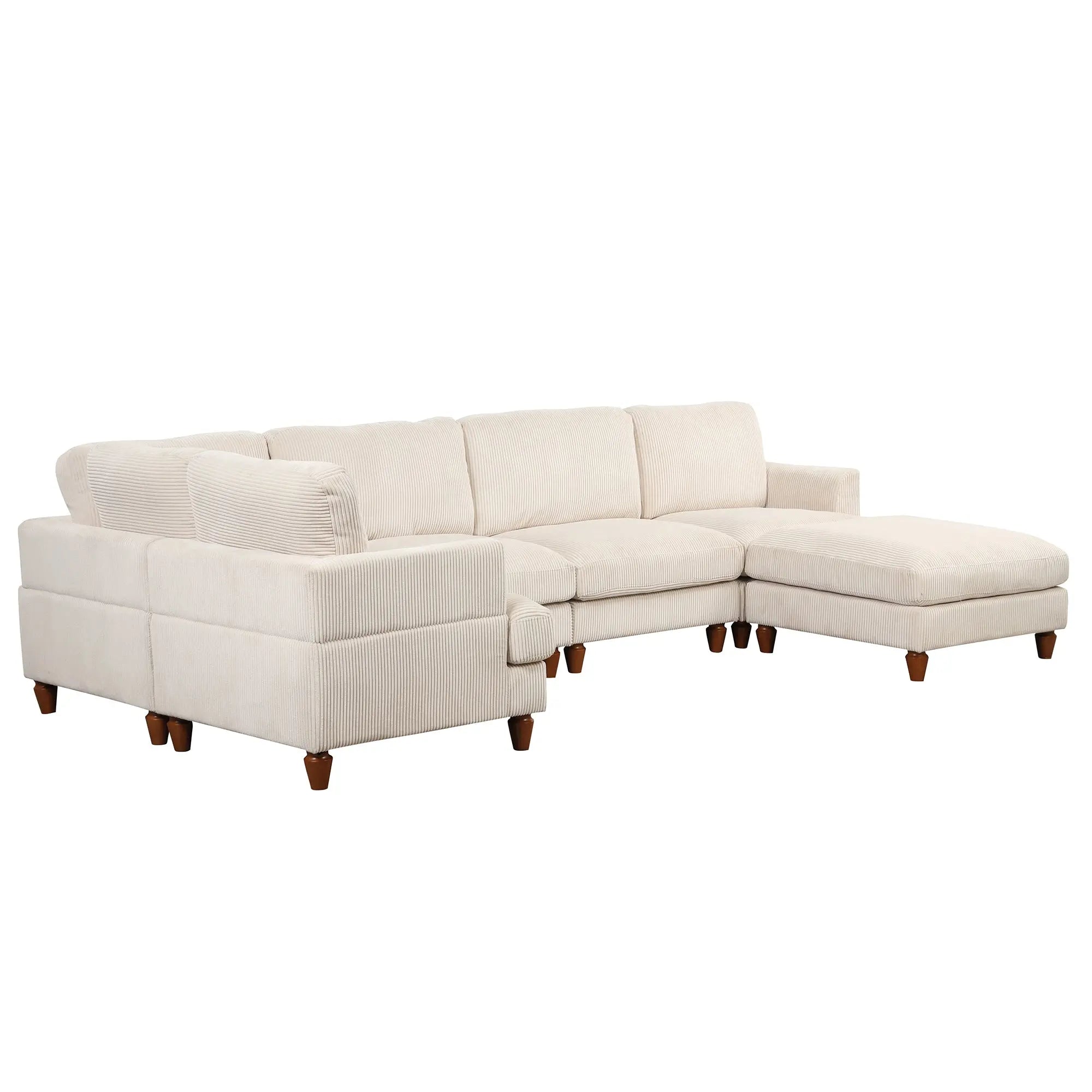 Bellemave 98" Modular Sectional Sofa with Ottoman L Shaped Corner Sectional Bellemave