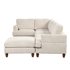 Bellemave 98" Modular Sectional Sofa with Ottoman L Shaped Corner Sectional