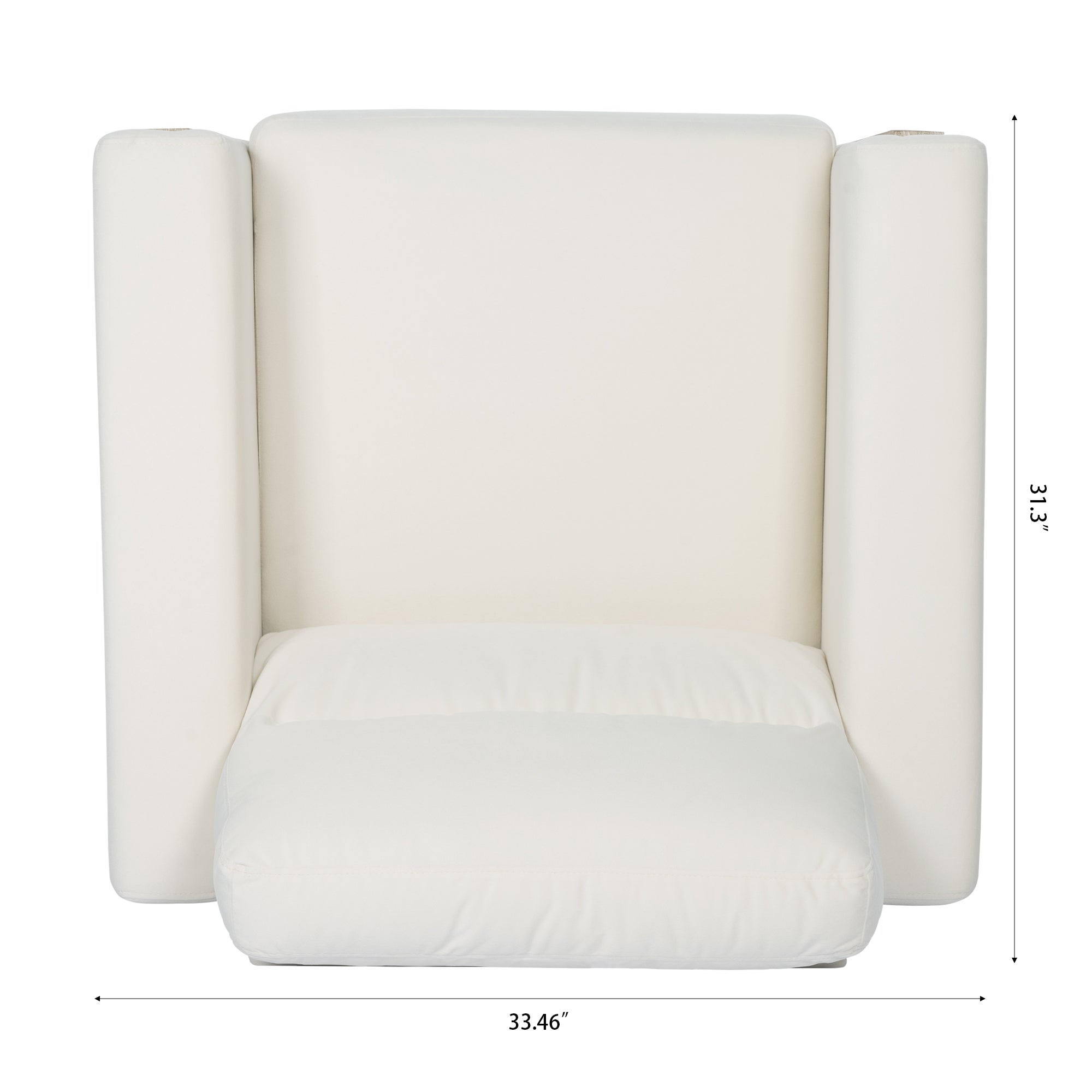 Bellemave® Comfortable Solid Wood 1 Seater Sofa Bellemave®