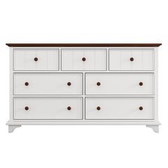 Bellemave® Wooden Captain 6 Drawer Dresse