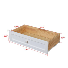 Bellemave Solid Wood Spray-Painted Drawer Dresser Bar Bellemave