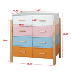 Bellemave® The Colorful Free Combination Cabinet with Storage and Solid Wood Handle Bellemave®