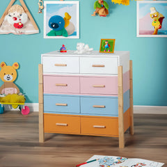 Bellemave® The Colorful Free Combination Cabinet with Storage and Solid Wood Handle Bellemave®