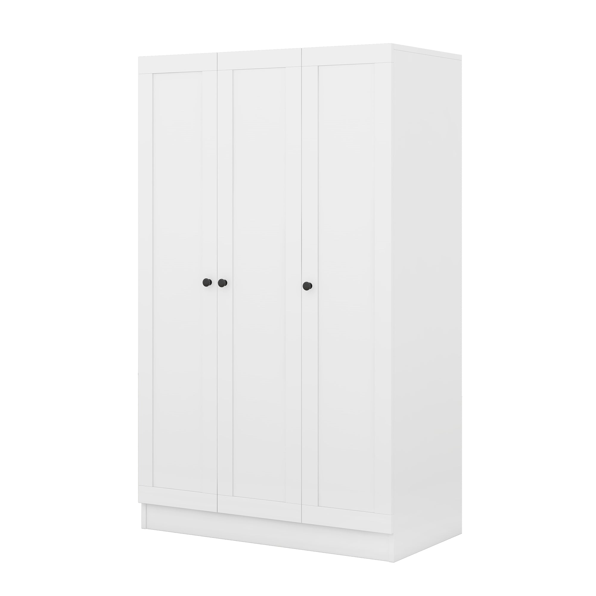 Bellemave® 3-Door Shutter Wardrobe with Shelves Bellemave®