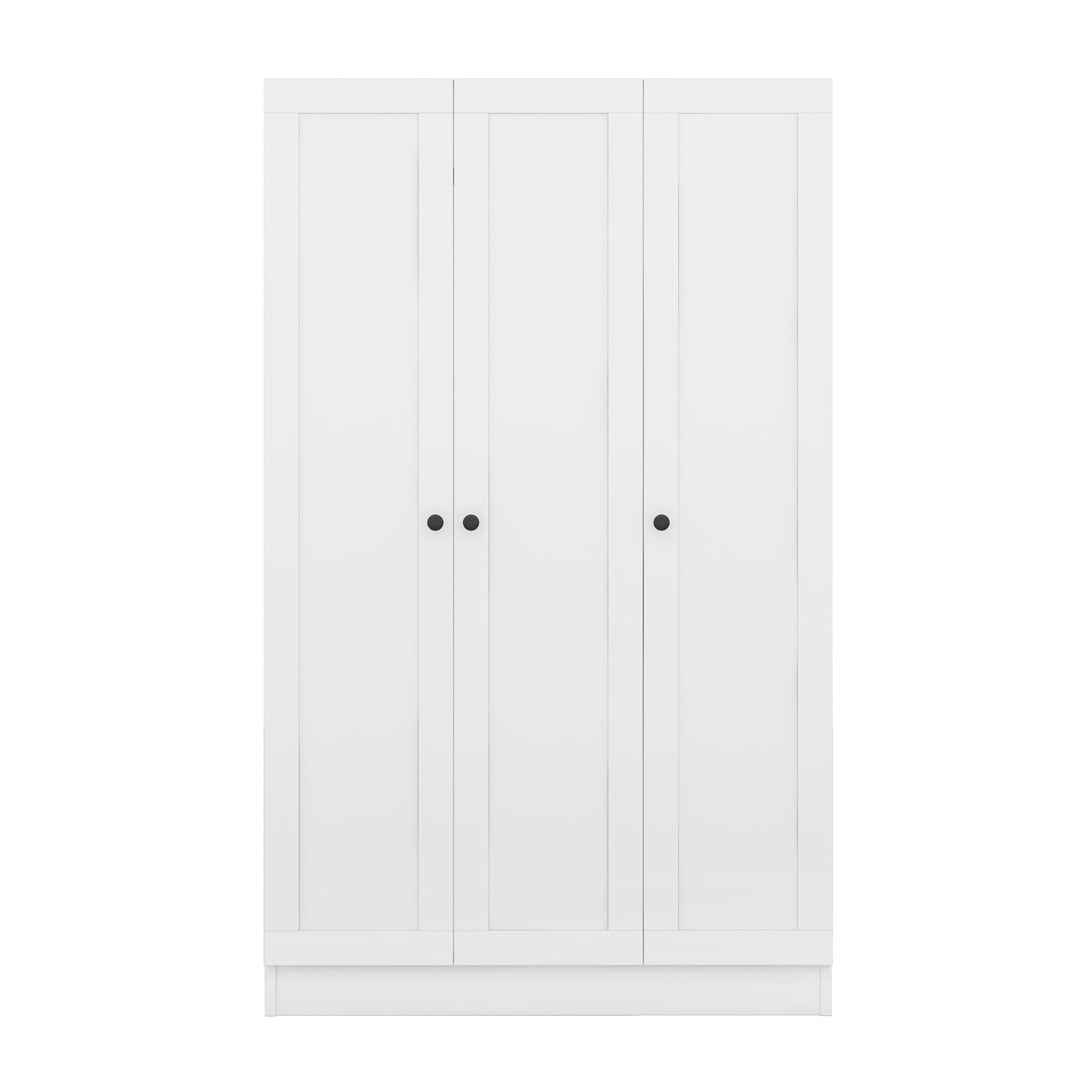 Bellemave® 3-Door Shutter Wardrobe with Shelves Bellemave®