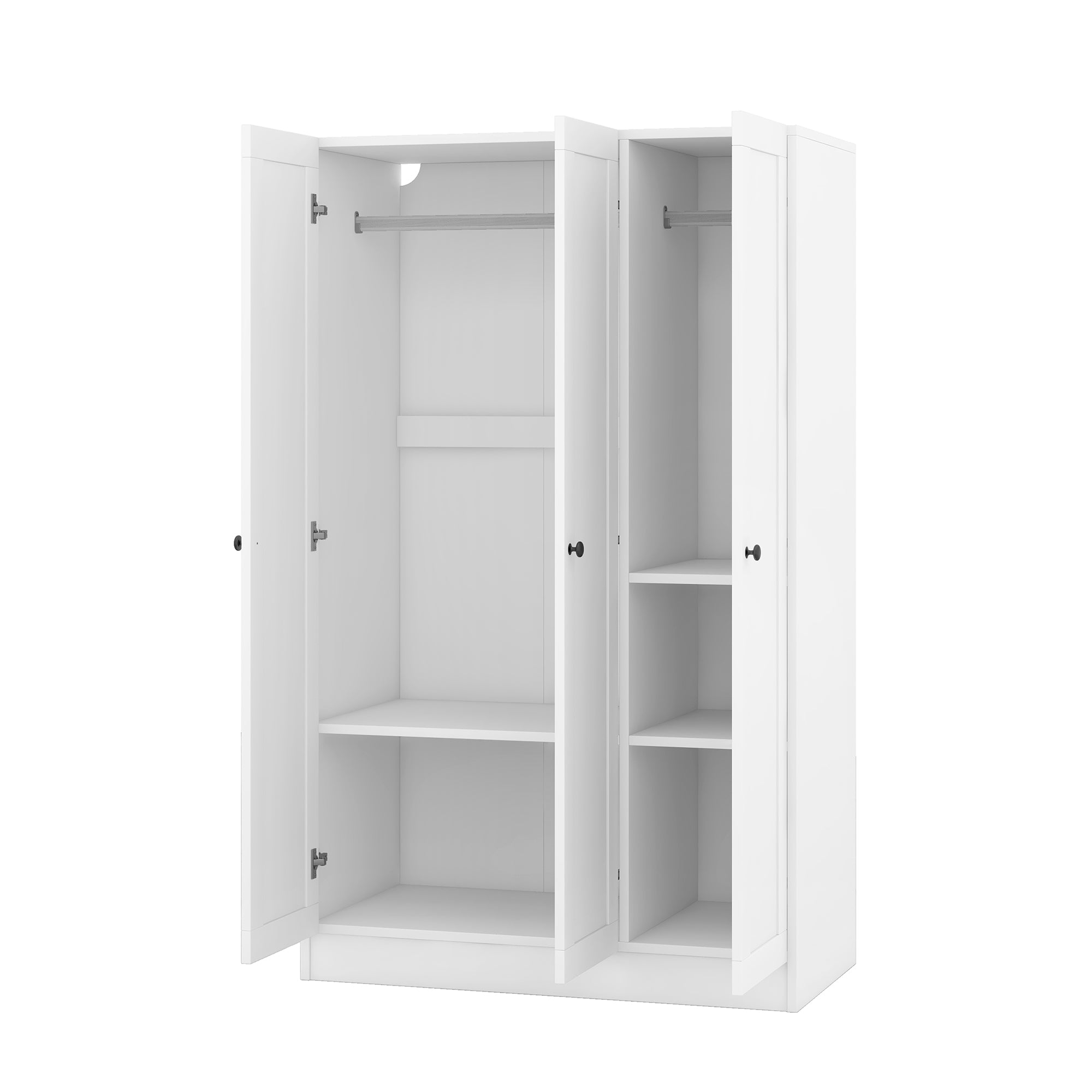 Bellemave® 3-Door Shutter Wardrobe with Shelves Bellemave®