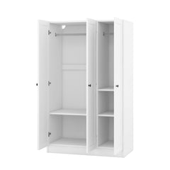 Bellemave® 3-Door Shutter Wardrobe with Shelves Bellemave®