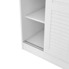 Bellemave® 3-Door Shutter Wardrobe with Shelves Bellemave®