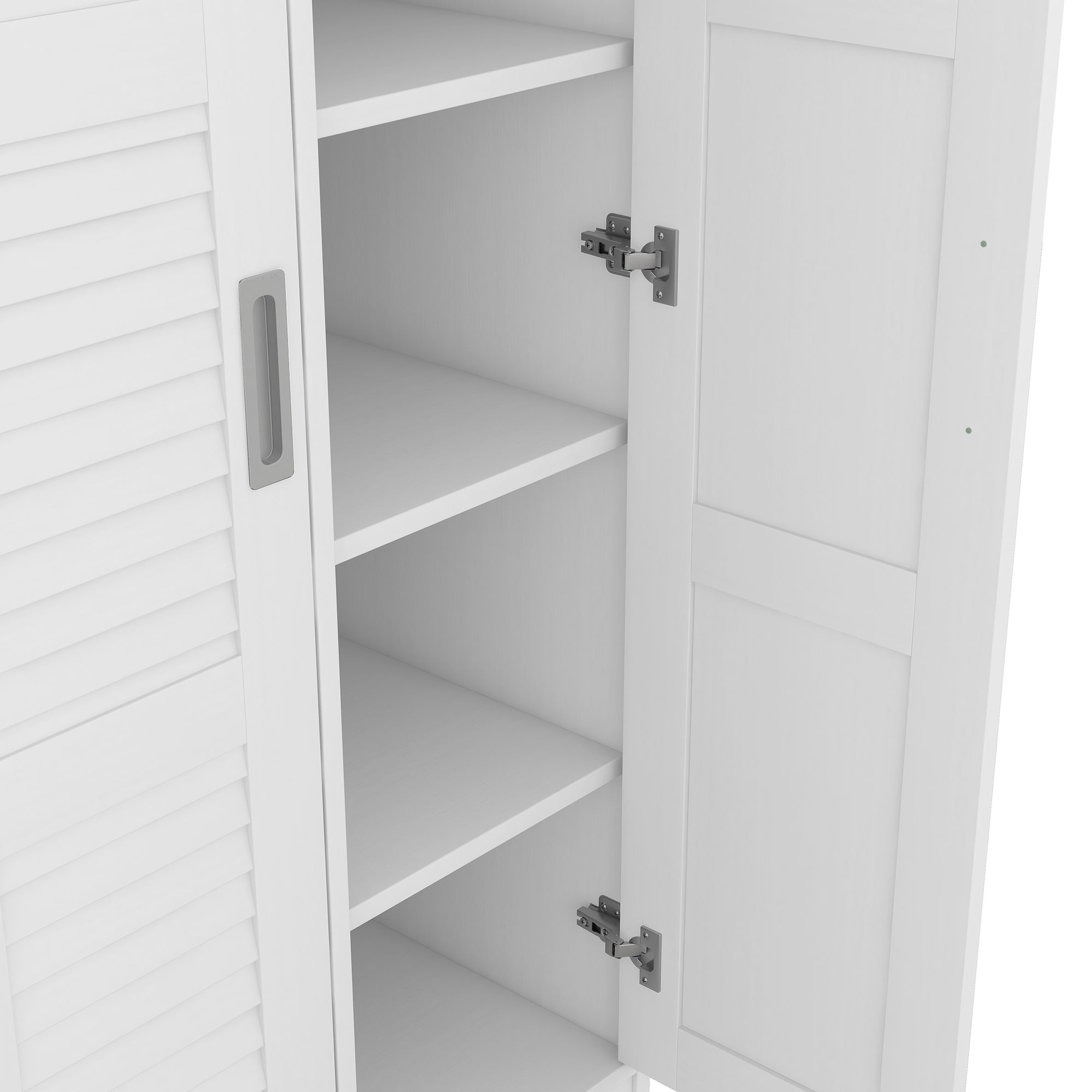 Bellemave® 3-Door Shutter Wardrobe with Shelves Bellemave®