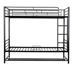 Bellemave® Metal Bunk Bed with Shelf and Guardrails Bellemave®