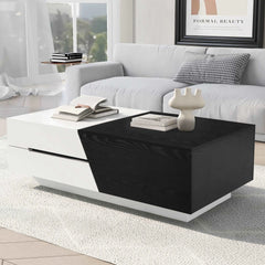 Bellemave 47.24" Modern Extendable Sliding Top Coffee Table with Storage