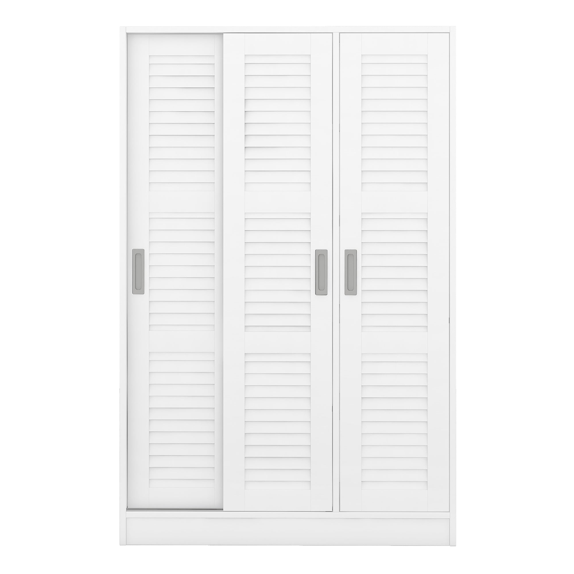 Bellemave® 3-Door Shutter Wardrobe with Shelves Bellemave®