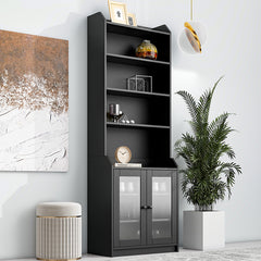 Bellemave® Elegant Tall Cabinet with Acrylic Board Door with  Adjustable Shelves