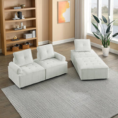 Bellemave 99" L-Shape Modular Sectional Sofa, DIY Combination Bellemave