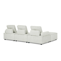 Bellemave 99" L-Shape Modular Sectional Sofa, DIY Combination Bellemave